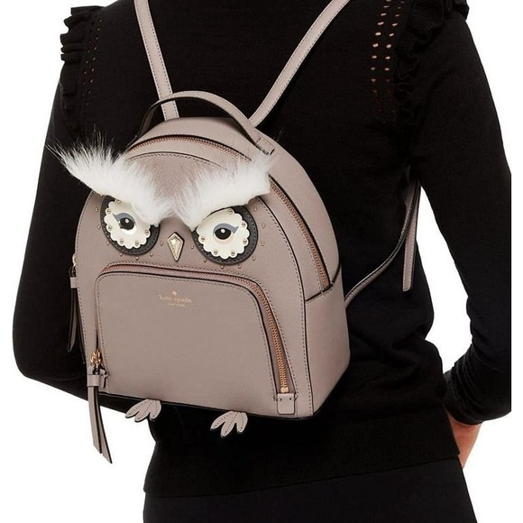 NWOT Kate Spade star bright Owl Tomi Mini Backpack - Picture 2 of 13